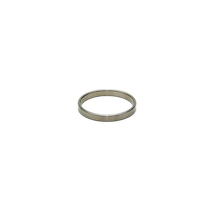 Bondage Play Steel Cock Ring made from surgical-grade stainless steel, shown in silver with a smooth, minimalist design for durability.