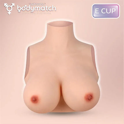 Boodie Realistic Breast Form E Cup Liquid Silicone by Bodymatch showcasing hyper-realistic craftsmanship for authenticity and comfort.