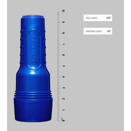 Boost Bang Masturbator Vagina with ruler, showing product dimensions