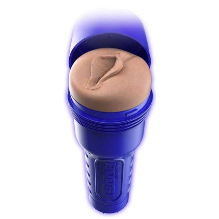 Boost Bang Masturbator Vagina by Fleshlight with lifelike ribbed interior for enhanced stimulation and suction experience.