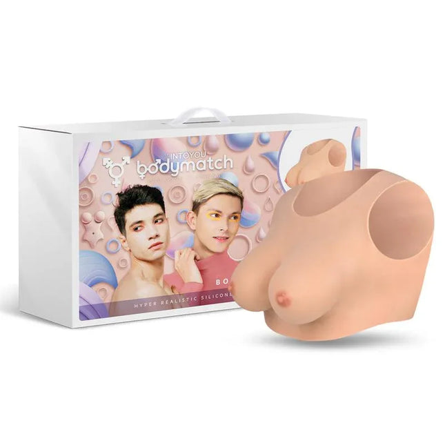 Bowie Realistic Breast Form Liquid Silicone C Cup by Bodymatch, hyper-realistic silicone product for personal expression and comfort.