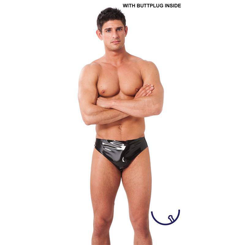Boxer with Plug Inside Latex - secretsextoys.store
