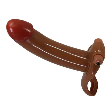 Bradden Universal Strap On with Vibrating Hollow Dildo 6.7 for hands-free pleasure