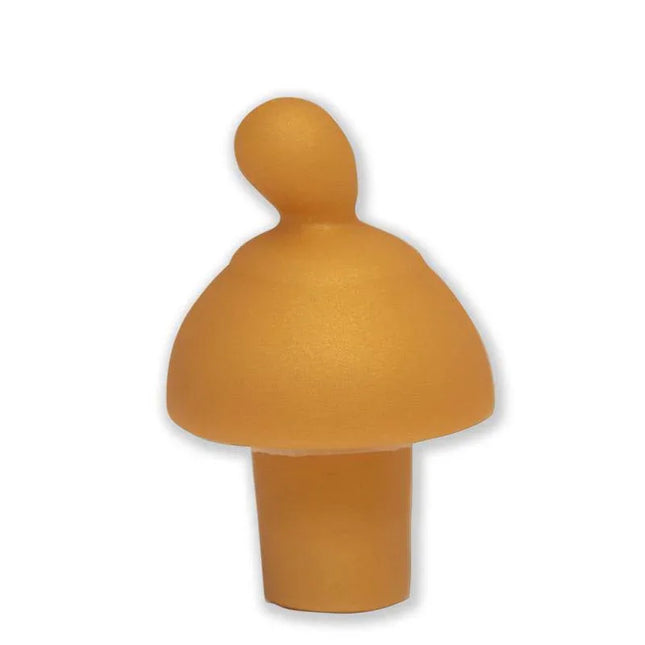 Breast Shaped Bottle Stopper - Gold Edition, luxurious gold finish, cheeky and playful bar accessory for decorating and sealing bottles.