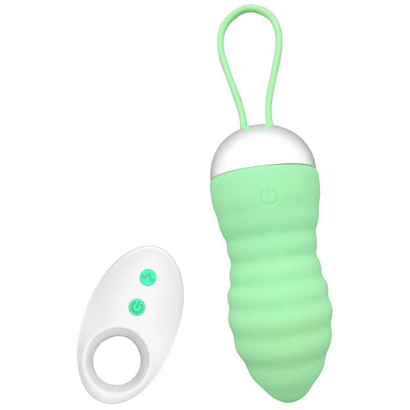 Brightgreen Vibrating Egg Remote Control USB Silicone - secretsextoys.store