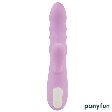 Brightlavender Vibe and Rotator Double Motor 360º USB Silicone dual motor vibrator in elegant purple design.
