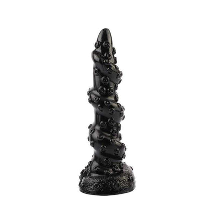 Bugbear Dildo with Suction Cup 23.5 cm - black mythical-inspired design, phthalate-free body-safe materials.