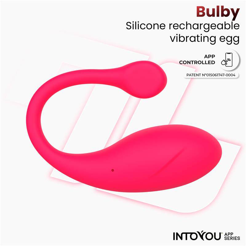 Bulby Vibrating Egg with App Dark Pink - secretsextoys.store