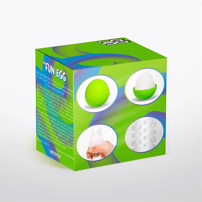 Bumpy Masturbator Egg Elastic Green - secretsextoys.store
