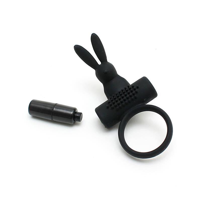 Bunny Cock Ring Vienna Black - secretsextoys.store