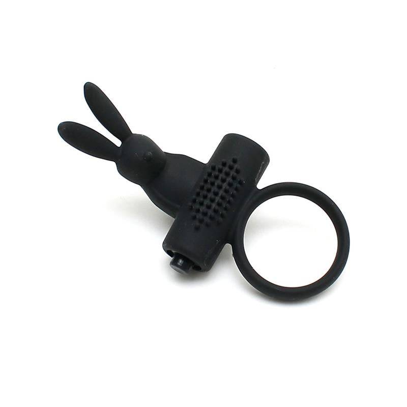 Bunny Cock Ring Vienna Black - secretsextoys.store