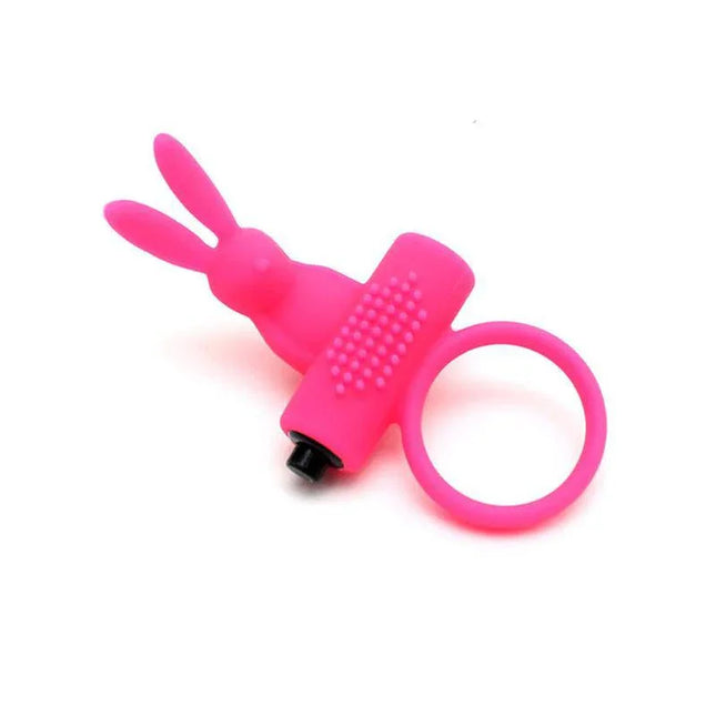 Bunny Cock Ring Vienna Pink vibrating ring with rabbit ears design for couples.