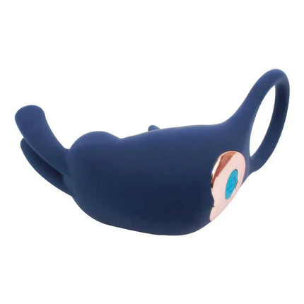 Bunny Ring playful couple-centered sex toy with bunny shape offering 8 vibration modes, 100% waterproof, silicone and ABS material.