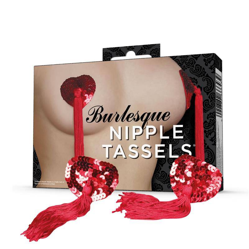 Burlesque Nipple Covers with Tassels - secretsextoys.store