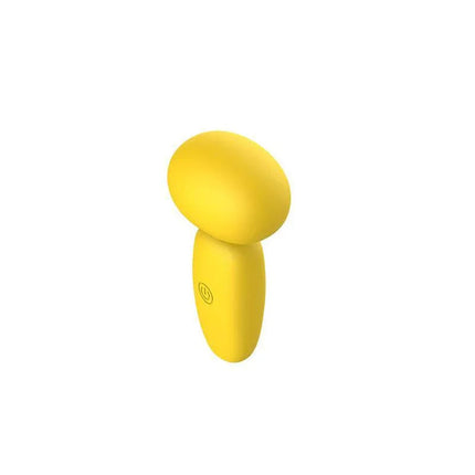Buster Mini Massager with USB Charging in yellow, showing modern design for portable use.
