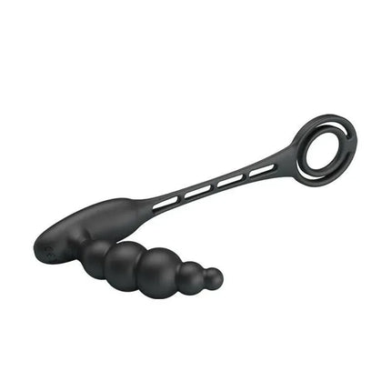 Butt Plug and Penis Ring with Vibration for dual-stimulation pleasure, featuring prostate vibrator and wearable cock ring design.