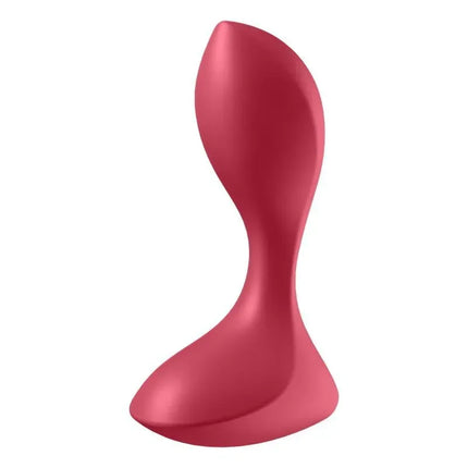 Butt Plug Backdoor Lover Red - 12-Function USB-Rechargeable Anal Plug with ergonomic design in red color