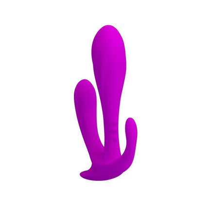 Butt Plug Edgar Purple, a waterproof anal plug with three zones for multi-zone stimulation and varied textures in a vibrant purple color