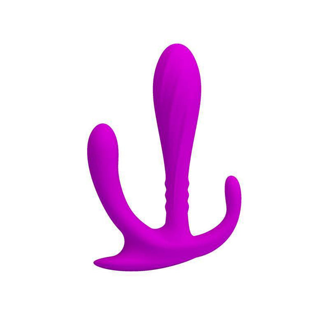 Butt Plug Edgar Purple with waterproof multi-zone stimulation design