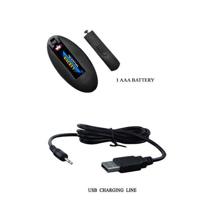 USB charging line and AAA battery for Butt Plug Magic Jinger Up and Down Movement