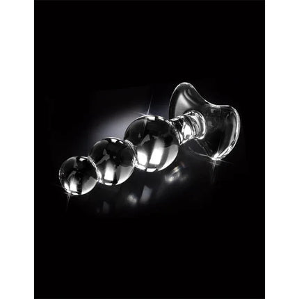 Elegant Butt Plug No. 47 - Hand-blown Icicle glass massager for luxury and precise stimulation, crafted from premium body-safe glass.