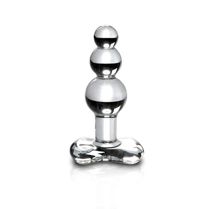 Elegant Butt Plug No. 47 hand-blown glass massager showcasing luxury craftsmanship and unique design.