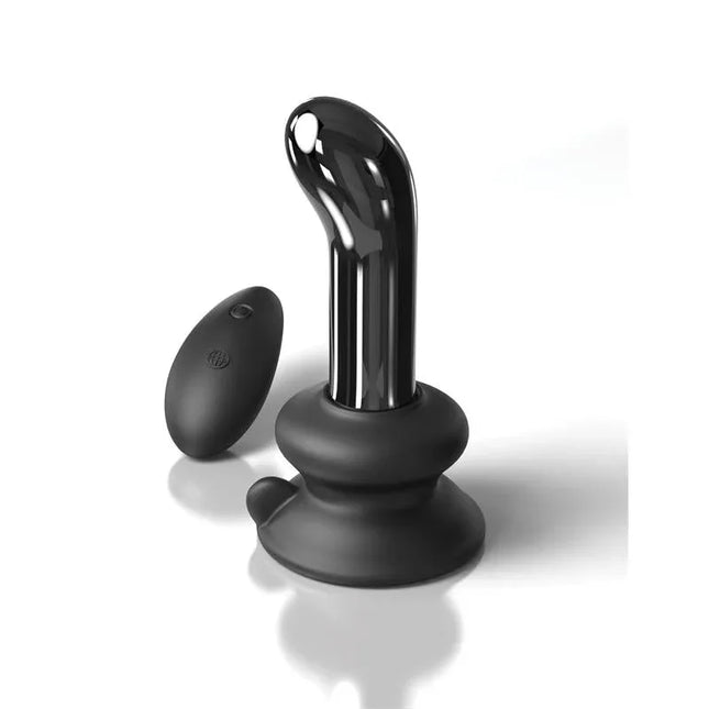 Butt Plug No. 84, handcrafted glass massager from the Icicle collection, featuring hypoallergenic and non-porous glass design.