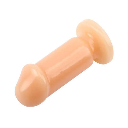 Butt Plug Small Slim, beginner-friendly anal toy, phthalate-free R-Skin, gentle insertion, 9 cm length, 3.3 cm width.