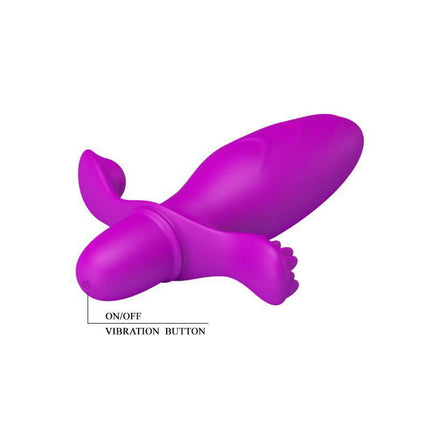 Butt Plug with Vibration Fitch Purple featuring ergonomic design and 10 vibration modes.