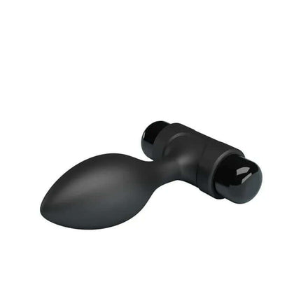 Butt Plug With Vibration Silcione sleek design with powerful bullet for targeted stimulation.