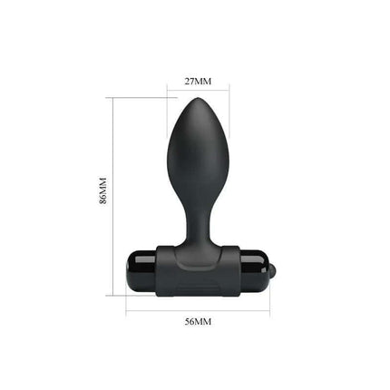 Butt Plug With Vibration Silcione - Premium silicone anal plug with powerful vibration and waterproof design, perfect for beginners and experts.