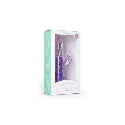 Butterfly Vibrator - Purple in packaging with 12 modes for G-spot and clitoral stimulation from EasyToys Vibe collection.
