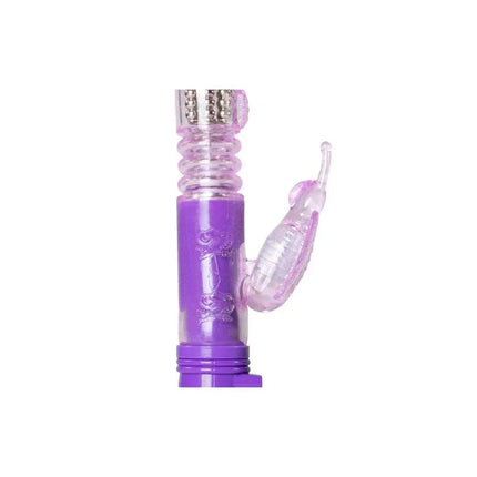 Purple Butterfly Vibrator with dual-action stimulation and 12 vibration modes from EasyToys Vibe collection.
