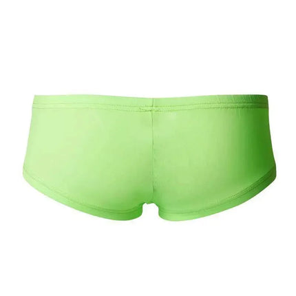 Back view of C4M Booty Shorts Neon Green, showcasing bold neon color and modern design.