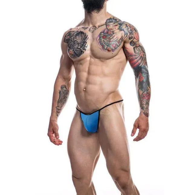C4M12 Briefkini Royal BlueOTS, modern men's underwear, bold royal blue design, CUT4MEN, flattering silhouette, comfortable fit, breathable fabric.