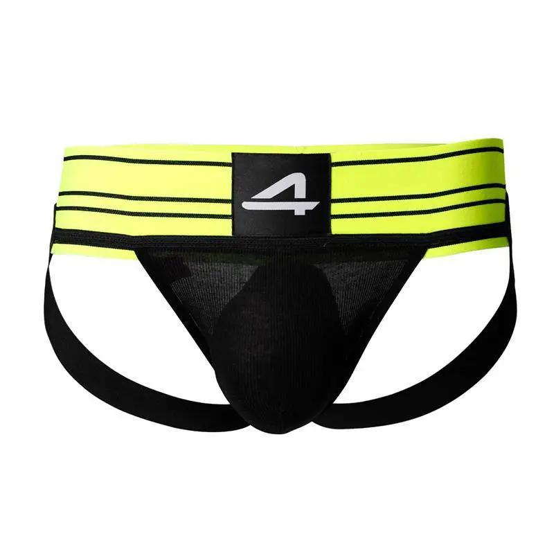 C4M15 Rugby Jockstrap Neon Lime - secretsextoys.store