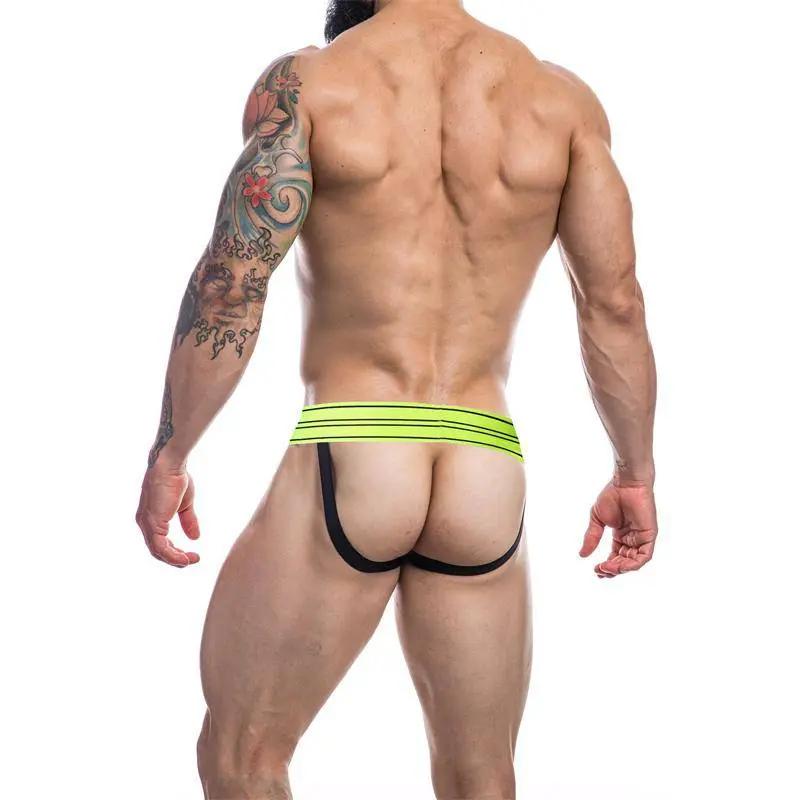 C4M15 Rugby Jockstrap Neon Lime - secretsextoys.store
