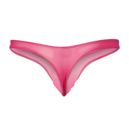 C4MPE02 Pouch Enhancing Thong Fuchsia in bold pink color for everyday and intimate wear, providing comfort and support.