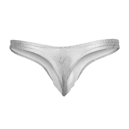 C4MPE02 Pouch Enhancing Thong Pearl by CUT4MEN showcasing a stylish and comfortable men's underwear design with a modern silhouette.