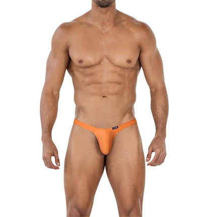C4MSPX06 Brazilian Thong Copper Spring in vibrant copper color showcasing comfortable design for poolside or daily wear.