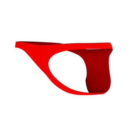 C4MSPX06 Brazilian Thong Scarlet for men, quick-drying swimwear by CUT4MEN, perfect for gym, beach, pool. Available sizes: S, M, L, XL.