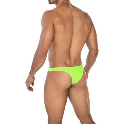 C4MSPX07 Capri Brief Fluo in neon glow finish from CUT4MEN GLOW collection, designed for comfort and modern style.