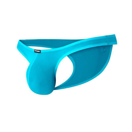 C4MSPX07 Capri Brief Turquoise from CUT4MEN GLOW collection, ergonomic fit, turquoise, available in S, M, L, XL, 80% polyamide, 20% elastane.