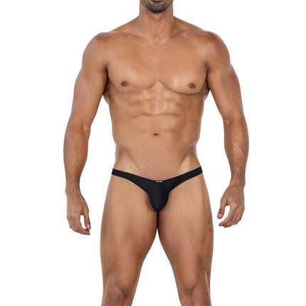 C4MSPX07 Slip Capri Black - Men's versatile swimwear and casual wear with high-stretch fabric.