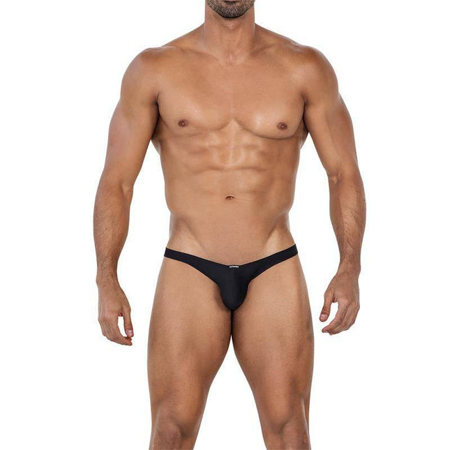 C4MSPX07 Slip Capri Black - Men's versatile swimwear and casual wear with high-stretch fabric.