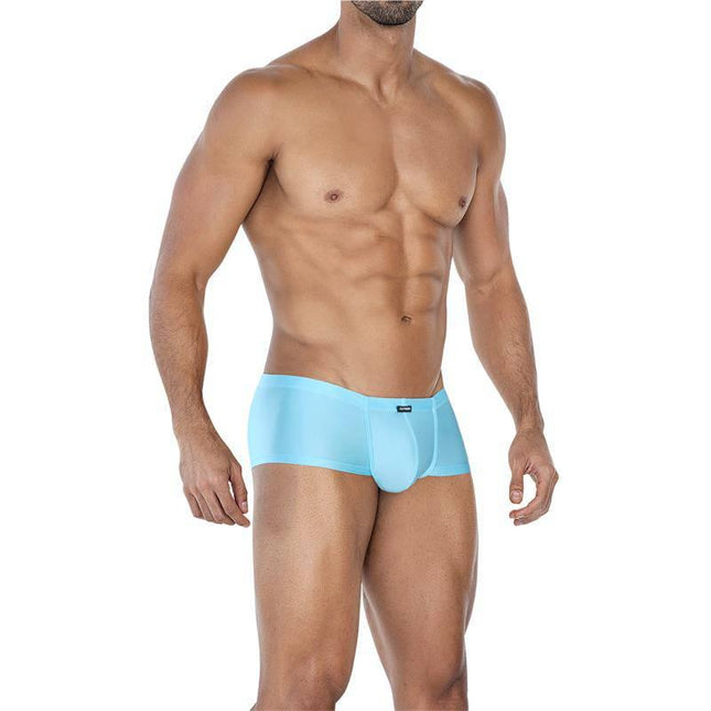 C4MSPX13 Hipster Brief Turquoise showcasing vibrant color and comfort for men, versatile for underwear or swimwear.