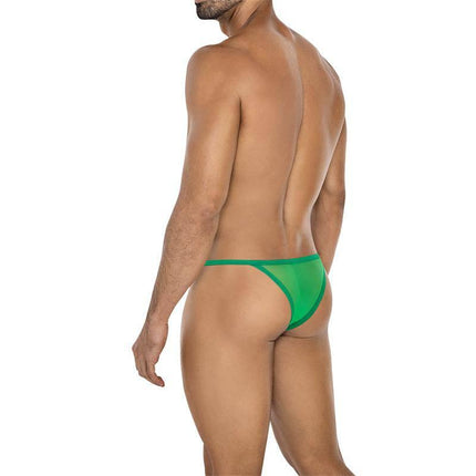 C4MSPX16 Tanga Kini Green men's thong