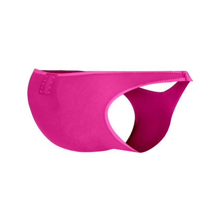 C4MSPXBUL01 Low Rise Bulge Brief Hot Pink underwear with modern design for men's comfort and style, featuring a vibrant color and dynamic cut.