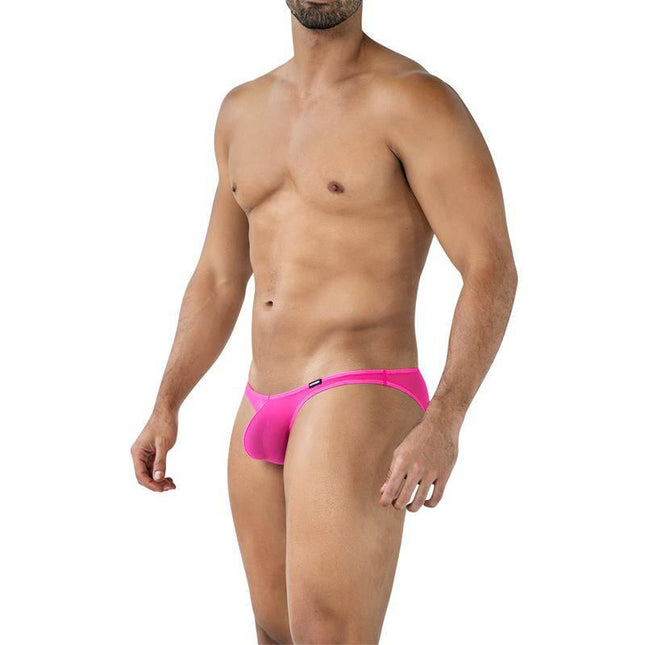 C4MSPXBUL01 Low Rise Bulge Brief Hot Pink, men’s underwear, modern style, comfortable fit, front view