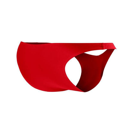 C4MSPXBUL01 Low Rise Bulge Brief Scarlet - men's modern push-up brief, slim fit, low-rise silhouette, full rear coverage, scarlet color.